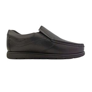 Pretty Green Boys Waltham Moc Toe School Shoes / Black